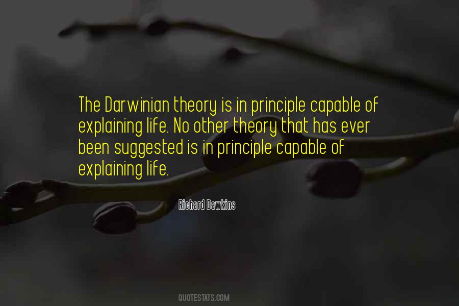 Quotes About Theory Of Life #548907