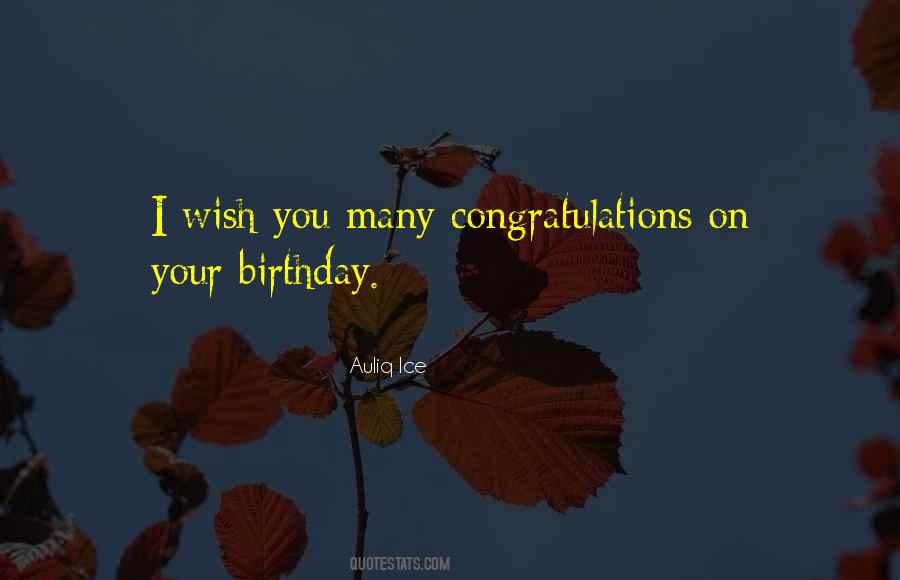 Your Birthday Quotes #1664323