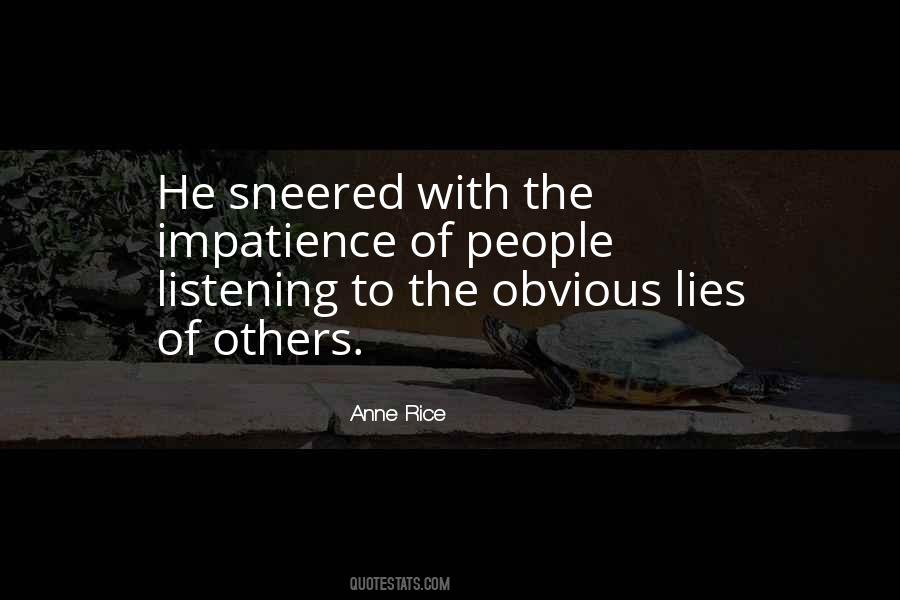 Listening To Lies Quotes #876454