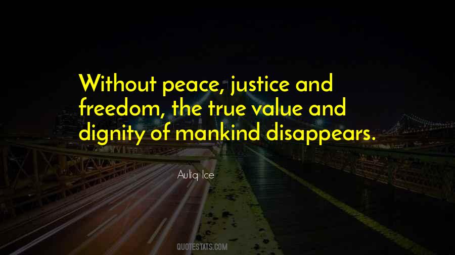 Peace Justice Quotes #1131624