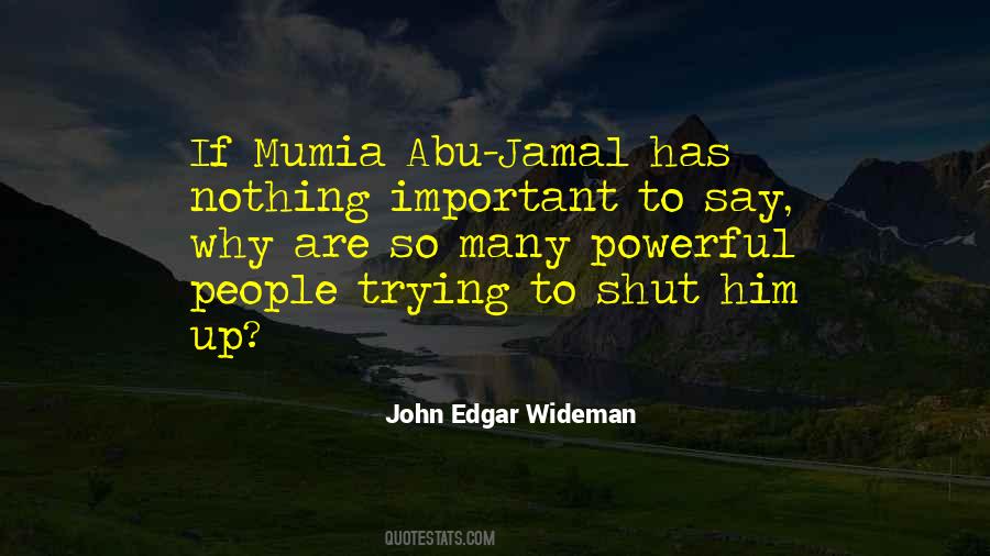 Quotes About Mumia #1234401