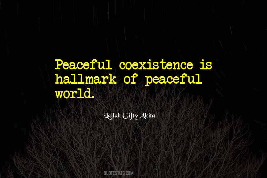 Peaceful People Quotes #533555