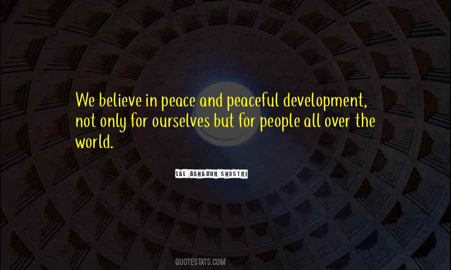 Peaceful People Quotes #830995