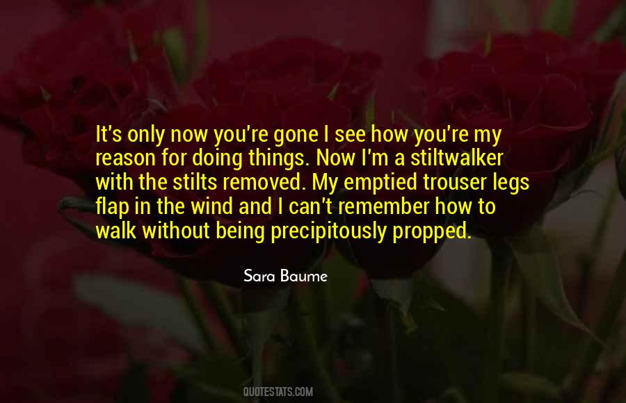 And Now You're Gone Quotes #1329366