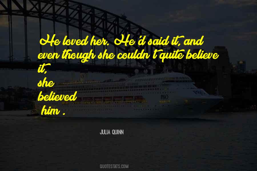 And She Loved Him Quotes #180632