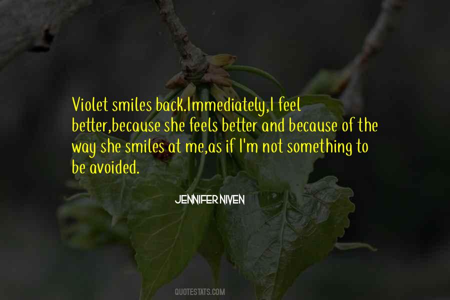 And She Smiles Quotes #901689
