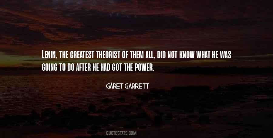 Quotes About Theorist #943878