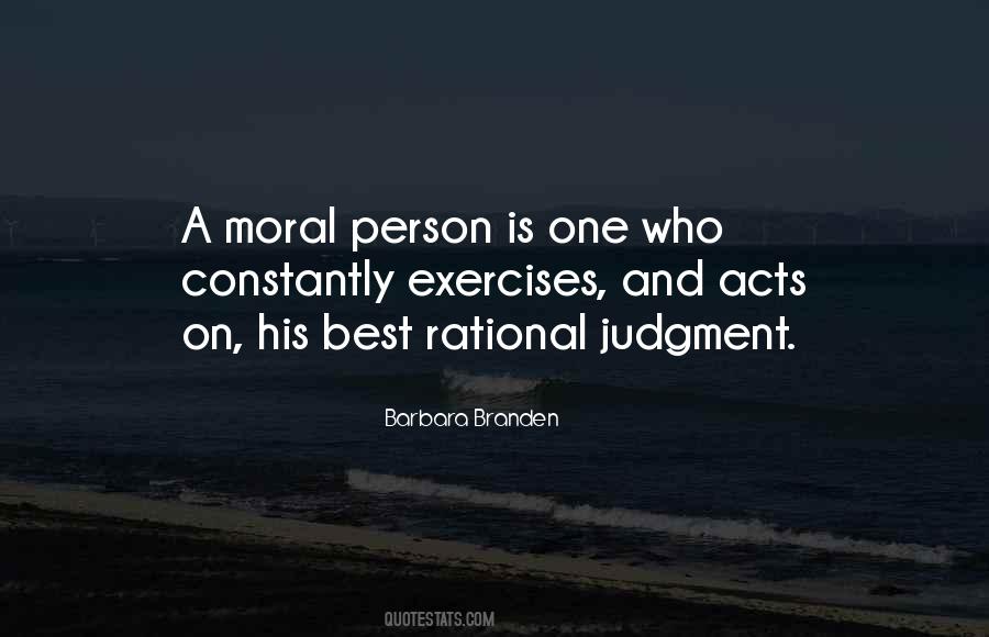 Moral Person Quotes #917405
