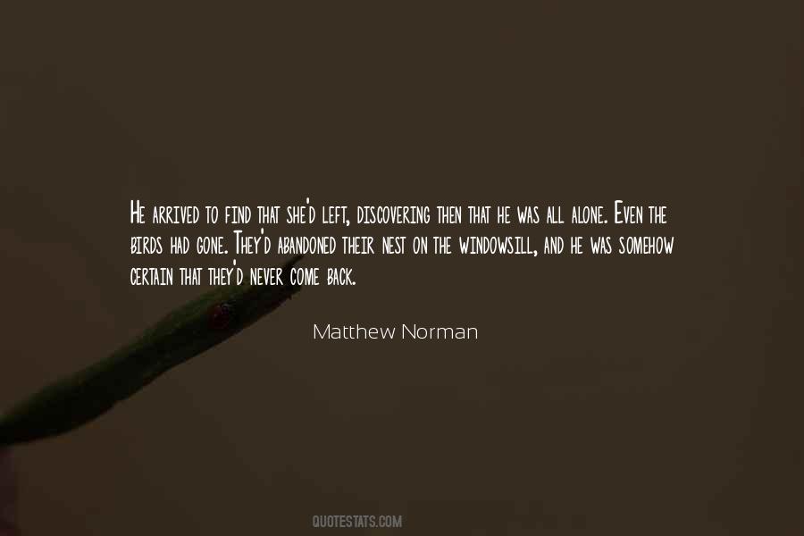 And Then He Was Gone Quotes #1346067