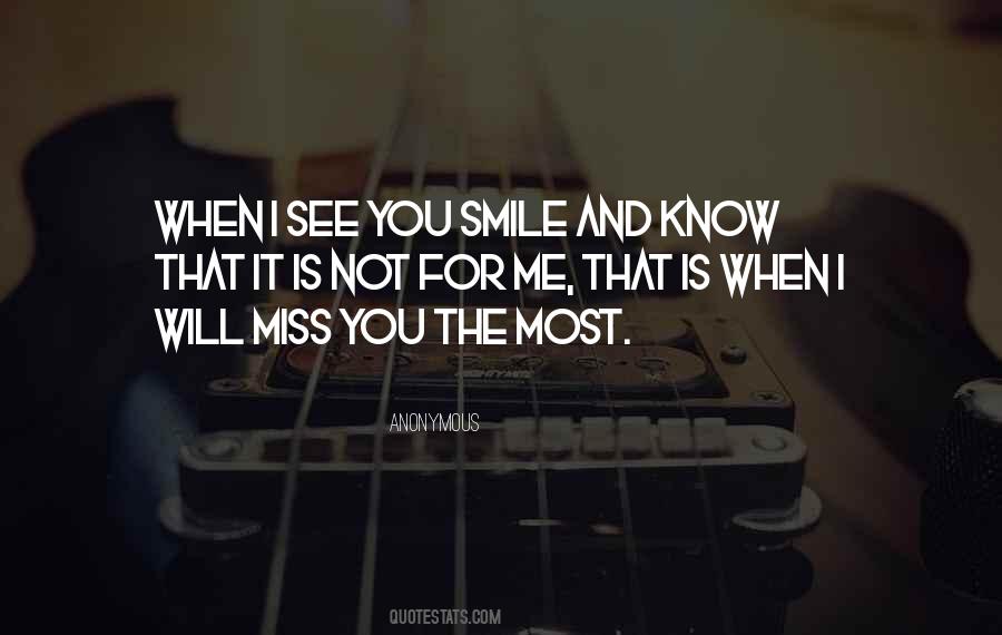 And When You Smile Quotes #84108