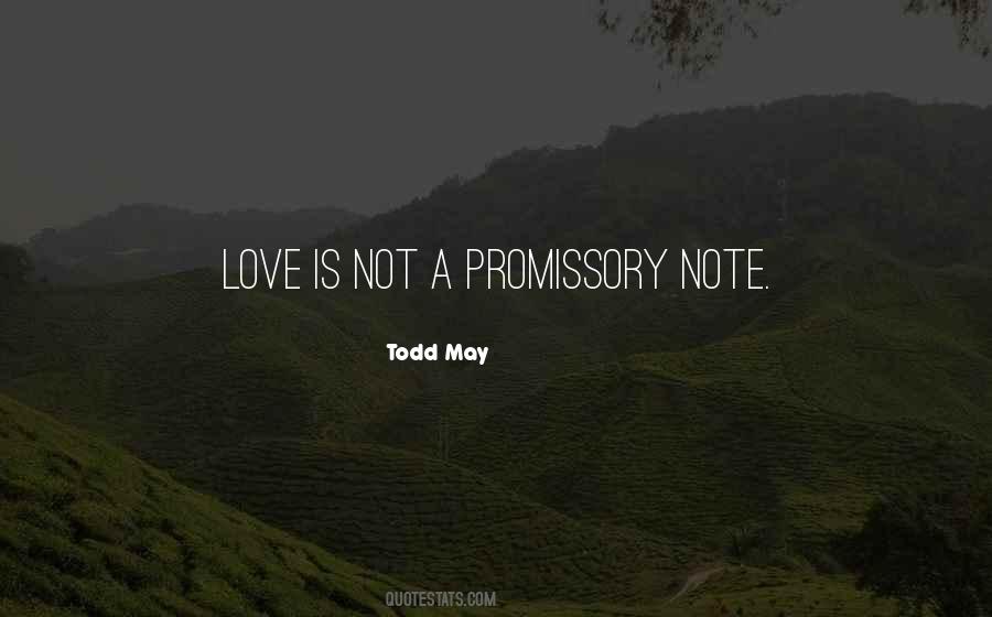 Promissory Notes Quotes #1187395