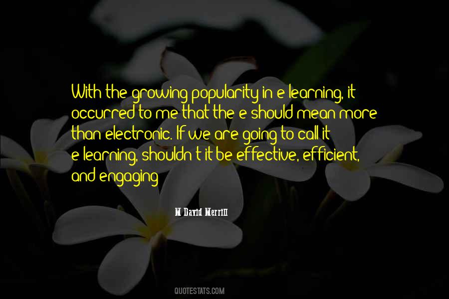 Effective Way Of Learning Quotes #236400