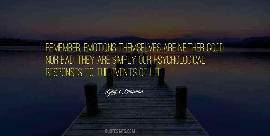 Good Emotions Quotes #1099776