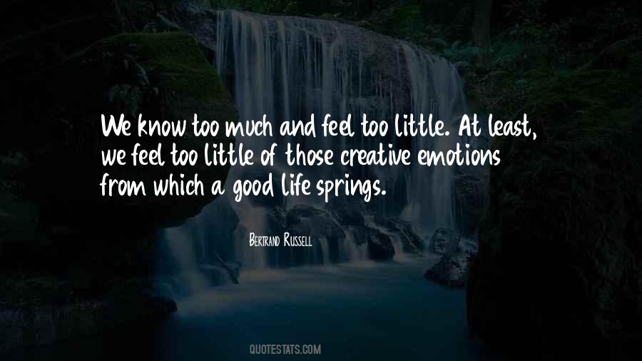 Good Emotions Quotes #260769