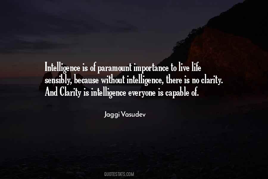 Life Clarity Quotes #1144274