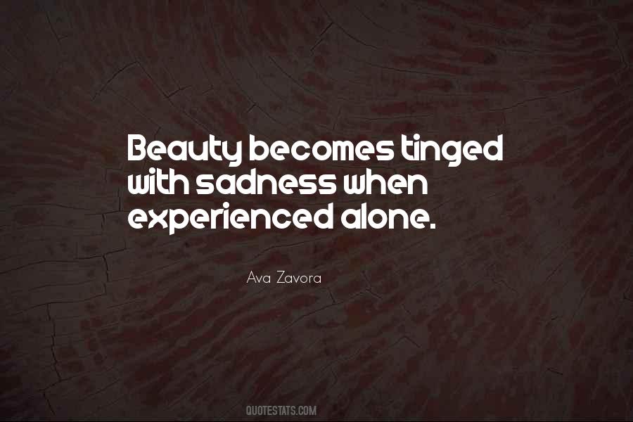 Beauty Alone Quotes #248873