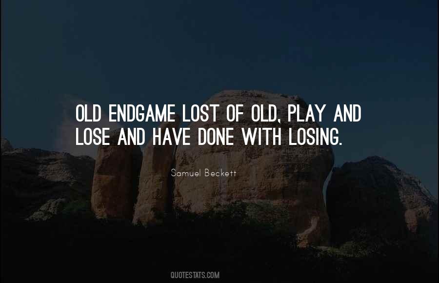 Endgame Beckett Quotes #196563