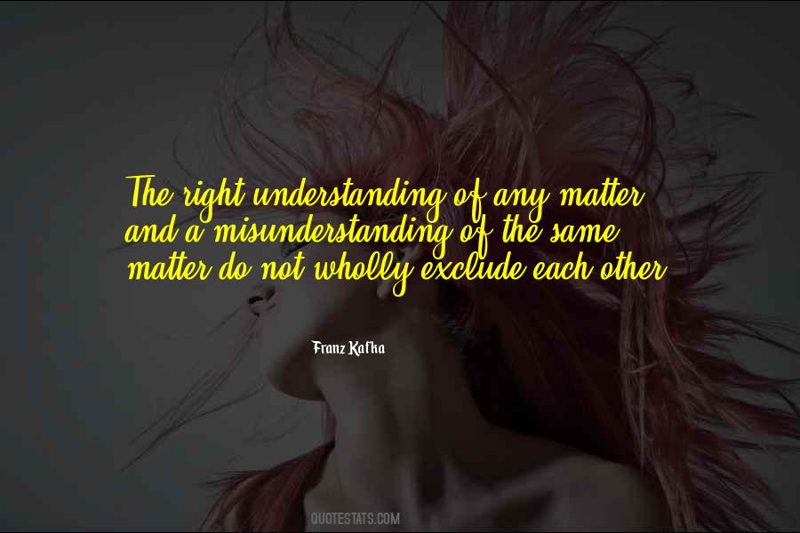 Right Understanding Quotes #807357