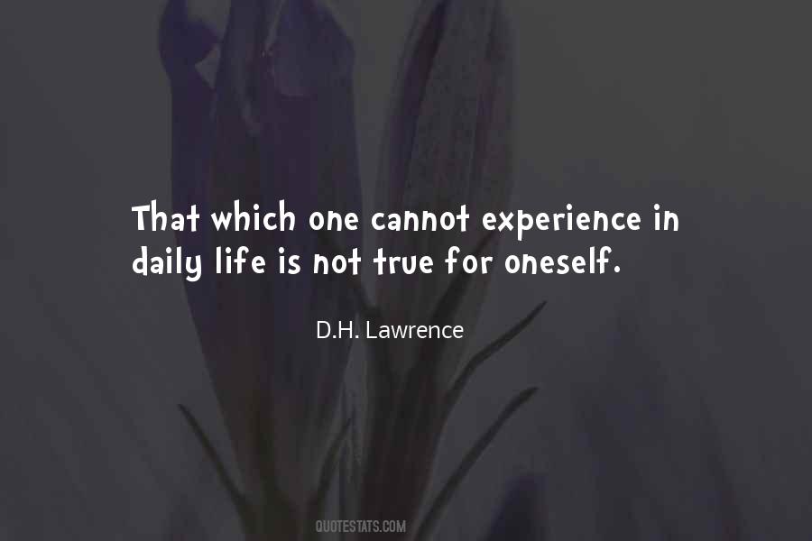 Daily Experience Quotes #1044249