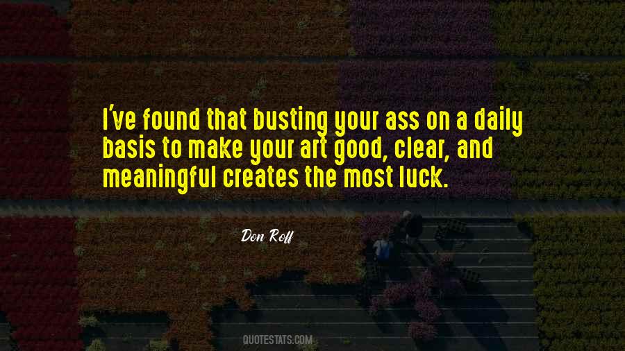 Success Is Not Luck Quotes #576209