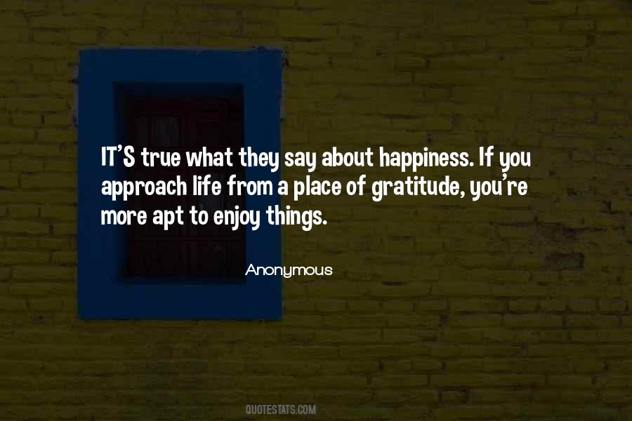 A Place Of Happiness Quotes #1677260