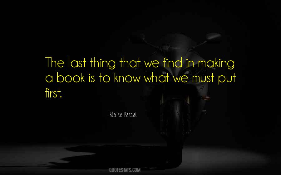 Last Thing Quotes #1428039