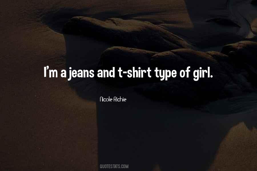 T Shirt And Jeans Quotes #60936