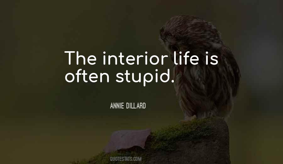 Interior Life Quotes #1510573