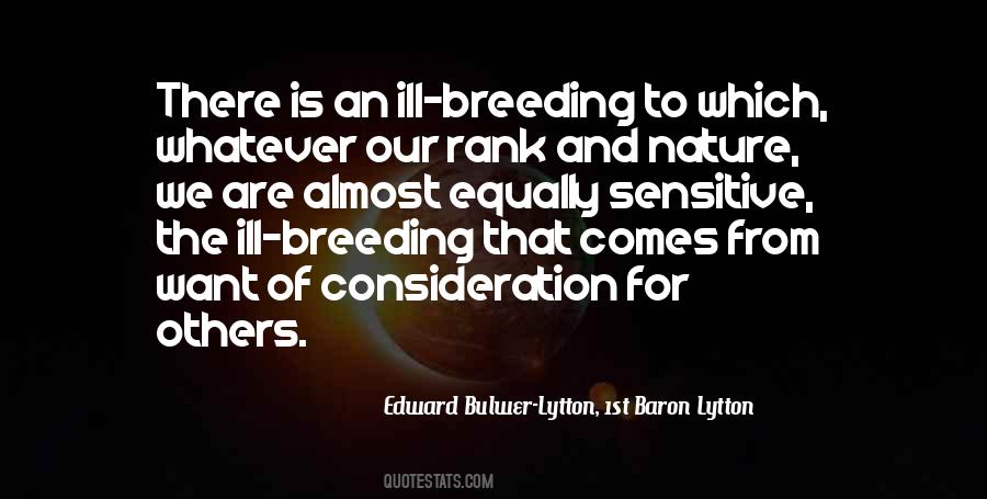 Bulwer Lytton Quotes #190818