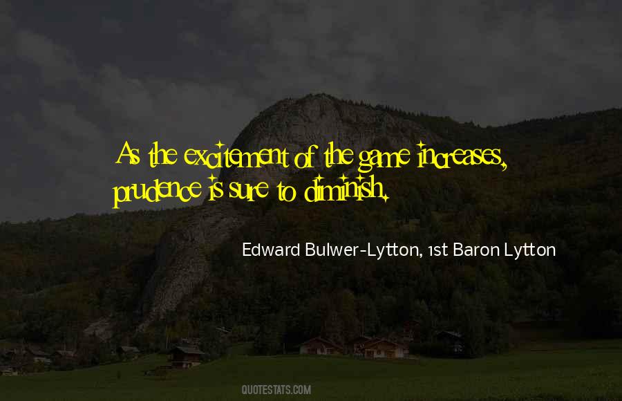 Bulwer Lytton Quotes #228755