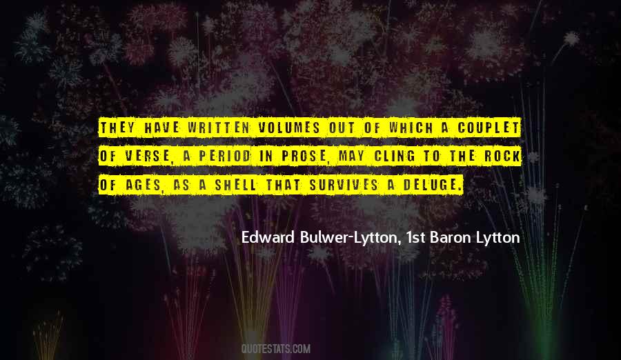 Bulwer Lytton Quotes #25777