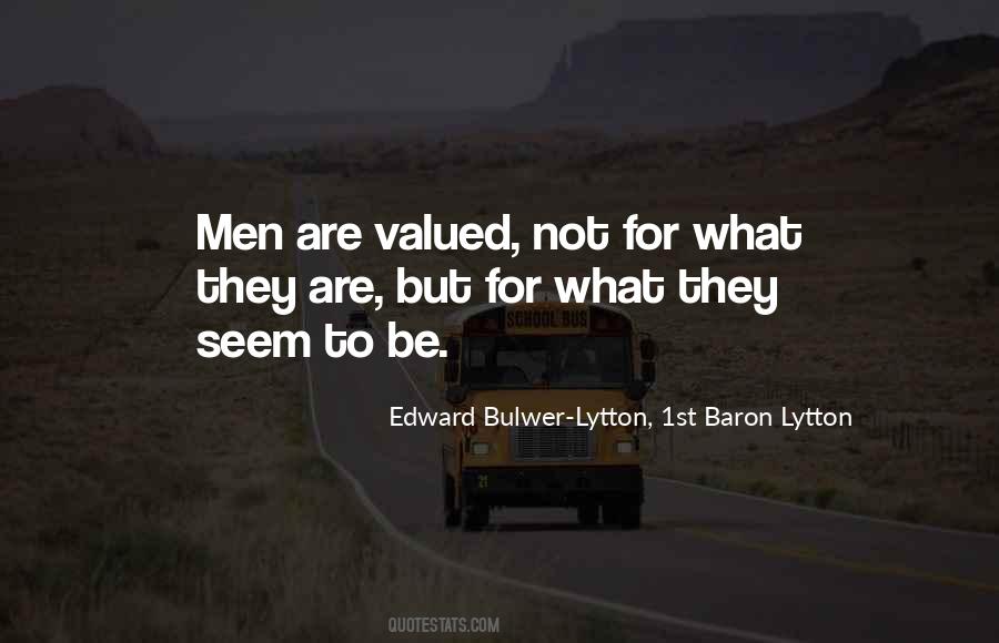 Bulwer Lytton Quotes #327242