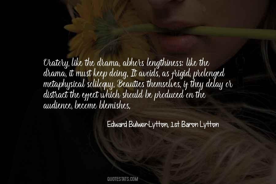 Bulwer Lytton Quotes #381874