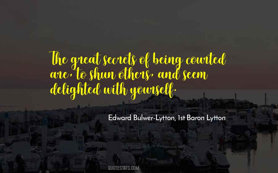 Bulwer Lytton Quotes #63185