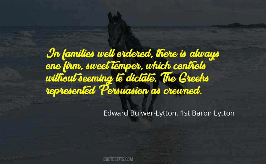 Bulwer Lytton Quotes #70423