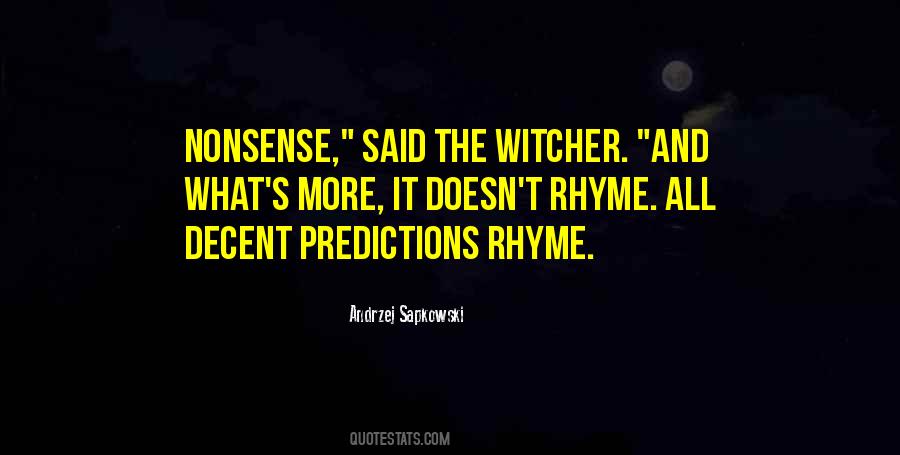 Andrzej Sapkowski Witcher Quotes #379474