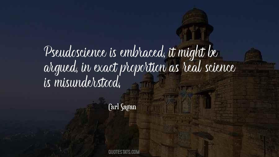 Pseudoscience Vs Science Quotes #534428