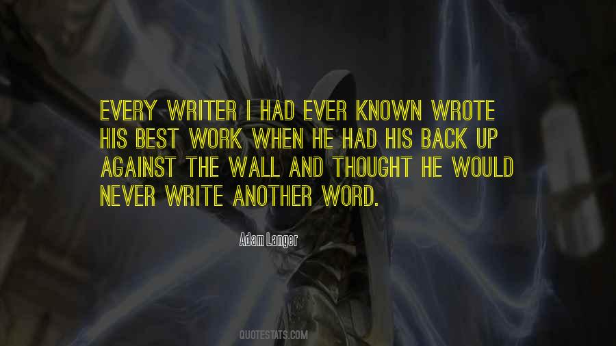 Best Writers Quotes #438773