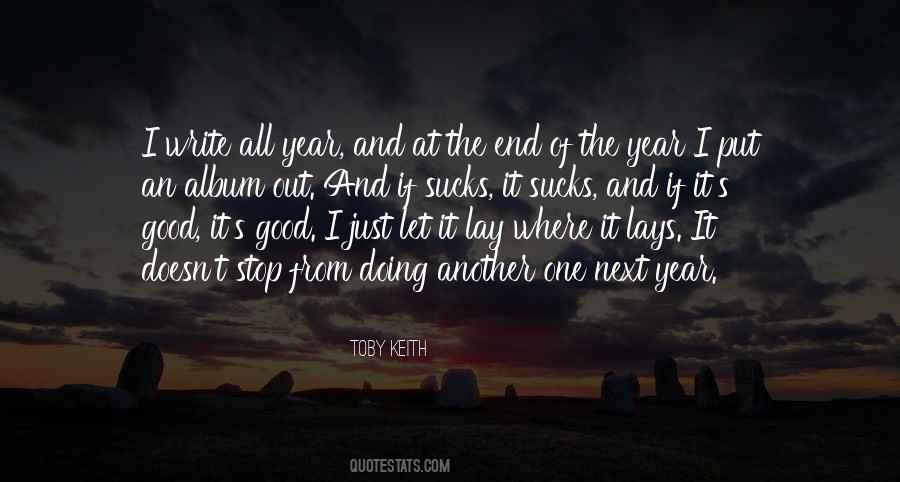 End Of Another Year Quotes #758093