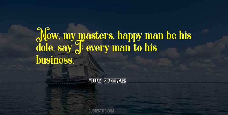 Happy Man Quotes #980440