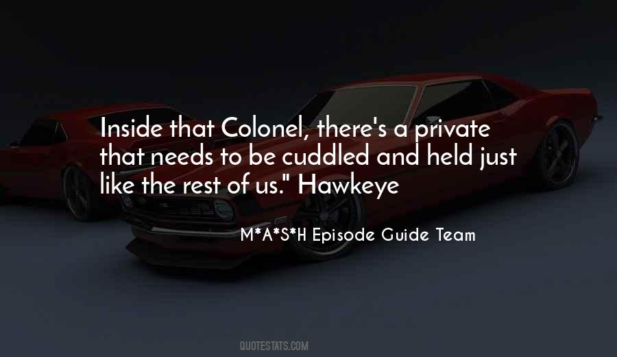 Hawkeye M A S H Quotes #805352