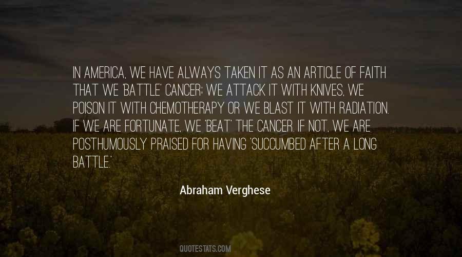 Battle Cancer Quotes #1843701
