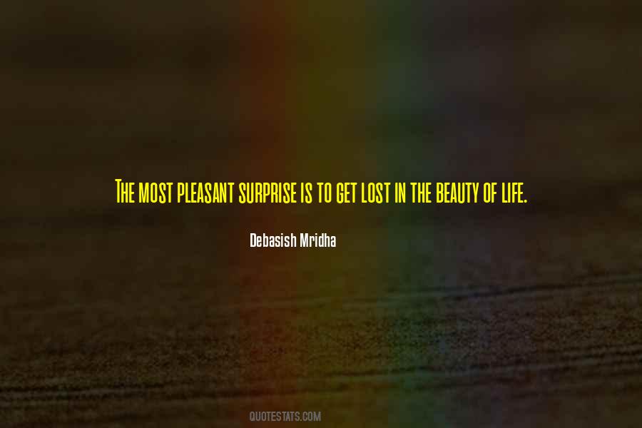 What A Pleasant Surprise Quotes #65942