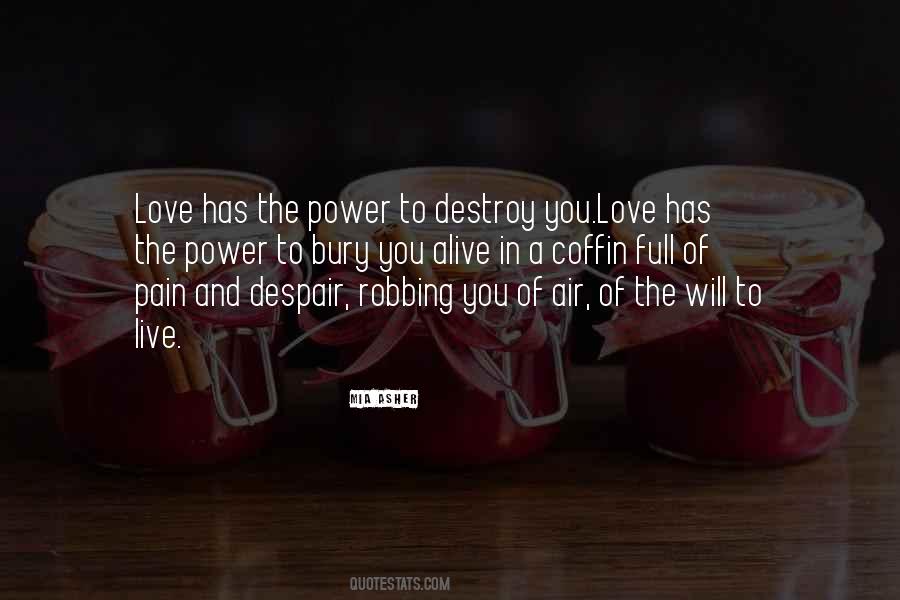 Love And Despair Quotes #303799