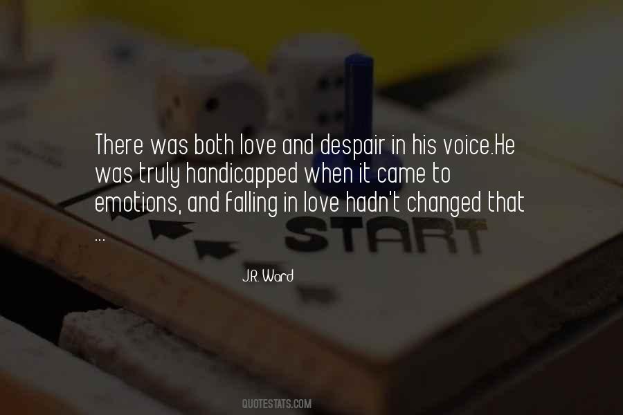 Love And Despair Quotes #540921