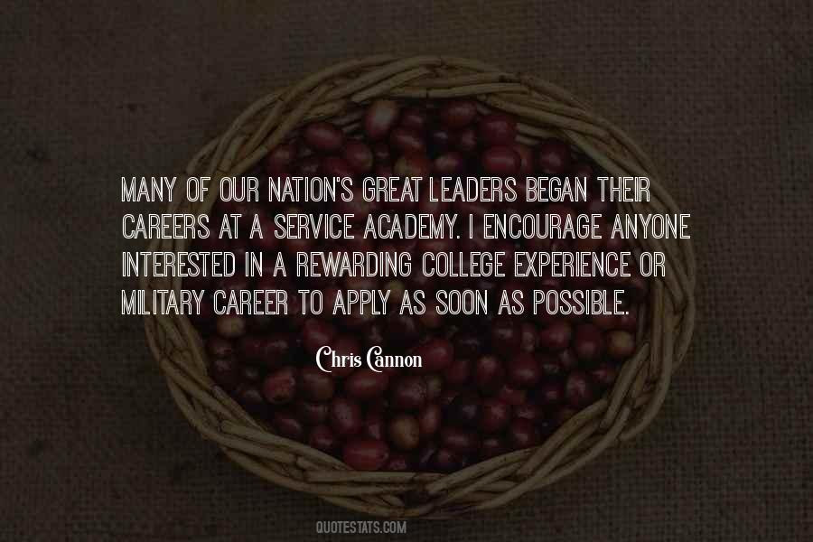 Military Career Quotes #1340423