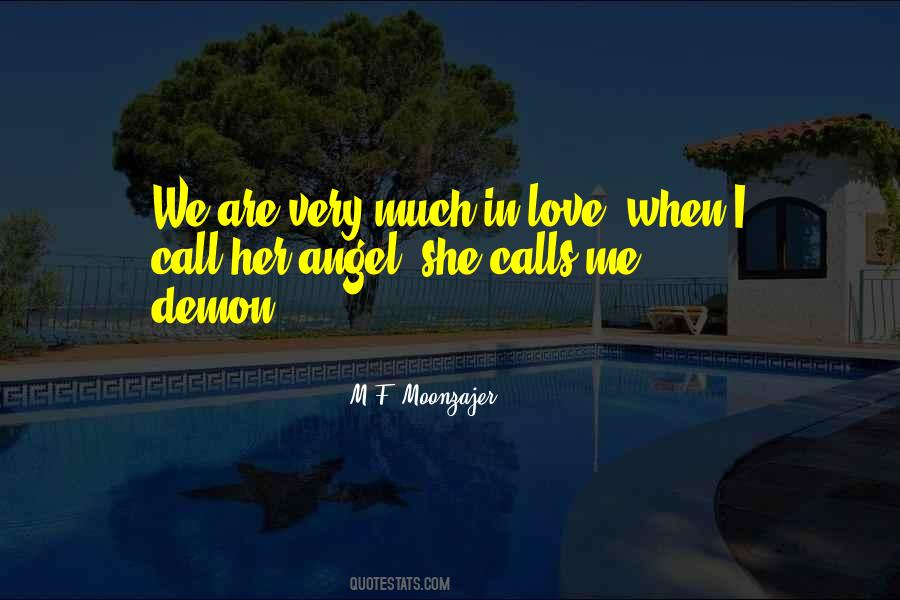 Angel And Demon Love Quotes #1324167