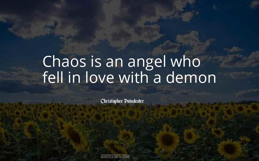 Angel And Demon Love Quotes #437714