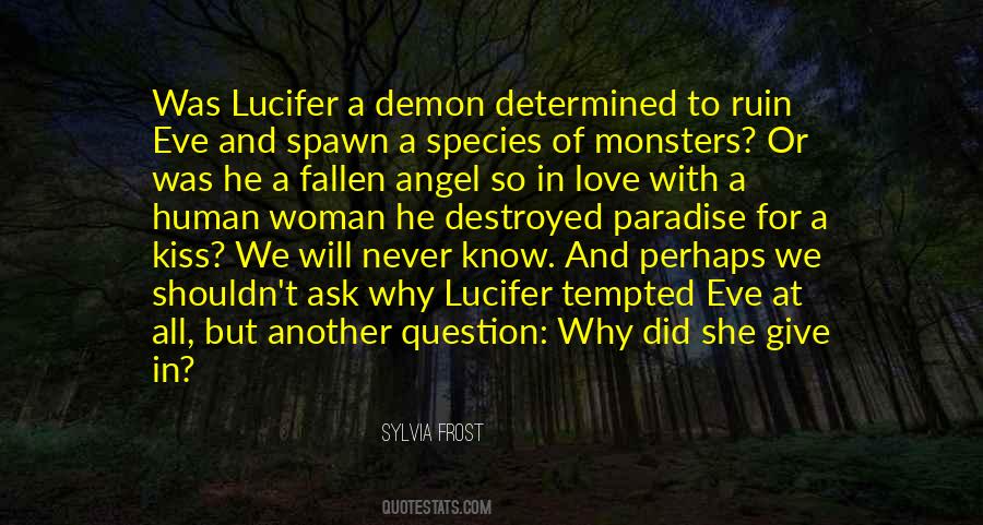 Angel And Demon Love Quotes #48461