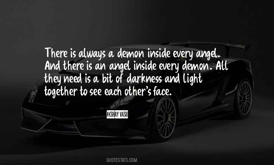 Angel And Demon Quotes #966827